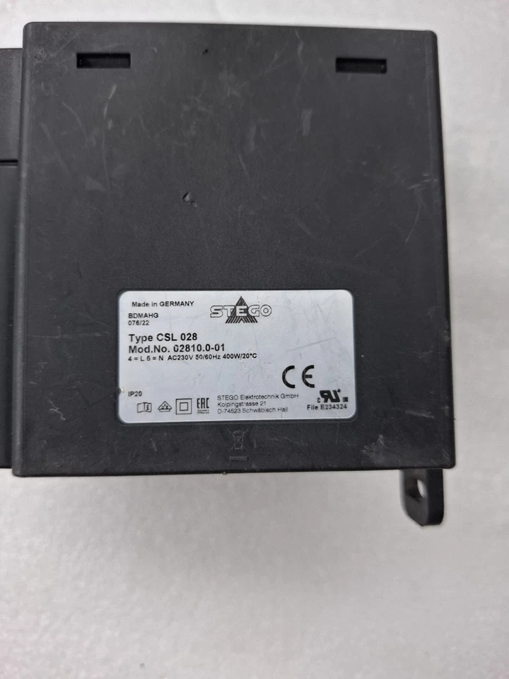 STEGO CSL 028 02810.0-01 400W 230V PTC FAN HEATER FOR CONTROL CABINET